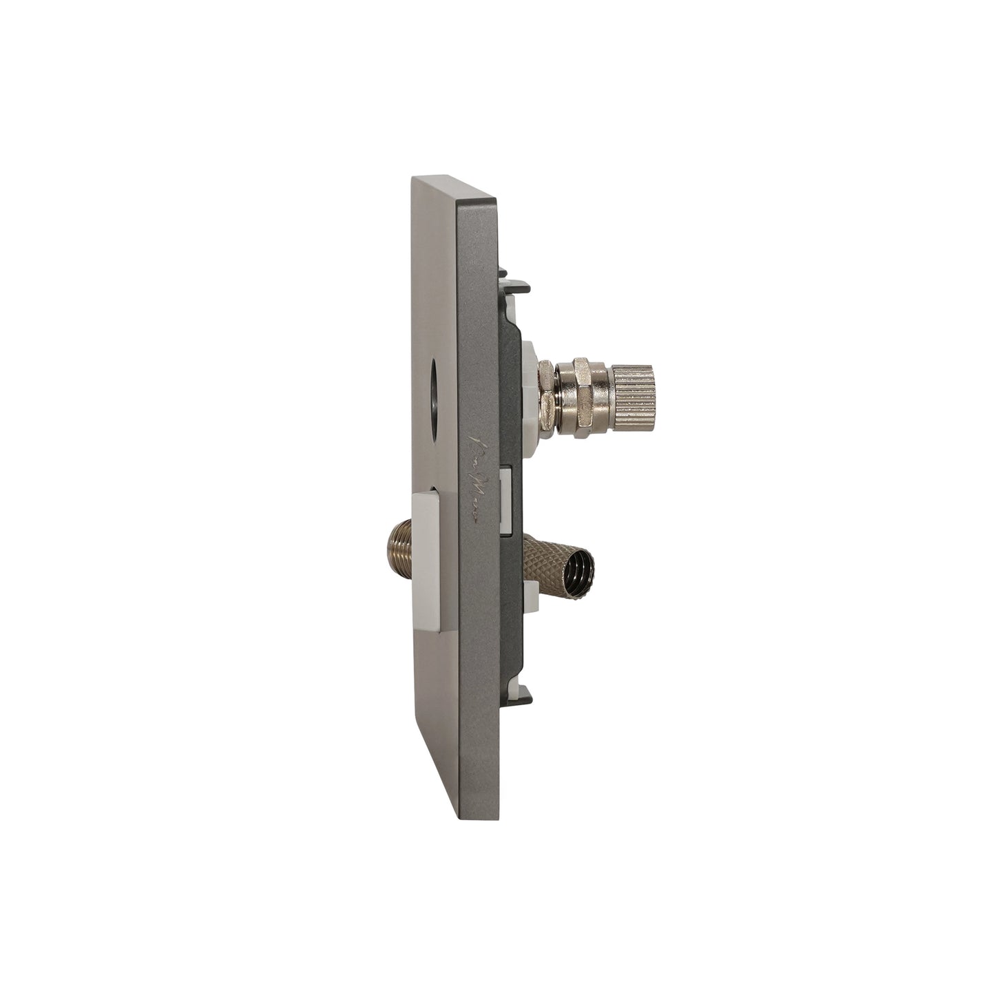 Satellite + TV Socket – Ultra Thin Plastic
