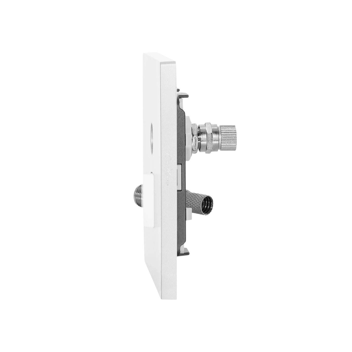 Satellite + TV Socket – Ultra Thin Plastic