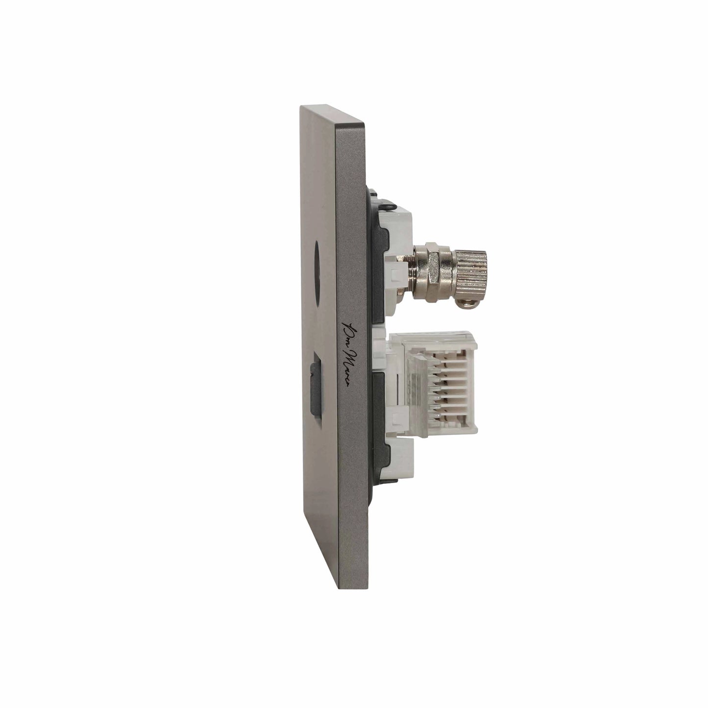 TV + Tel Socket – Ultra Thin Plastic