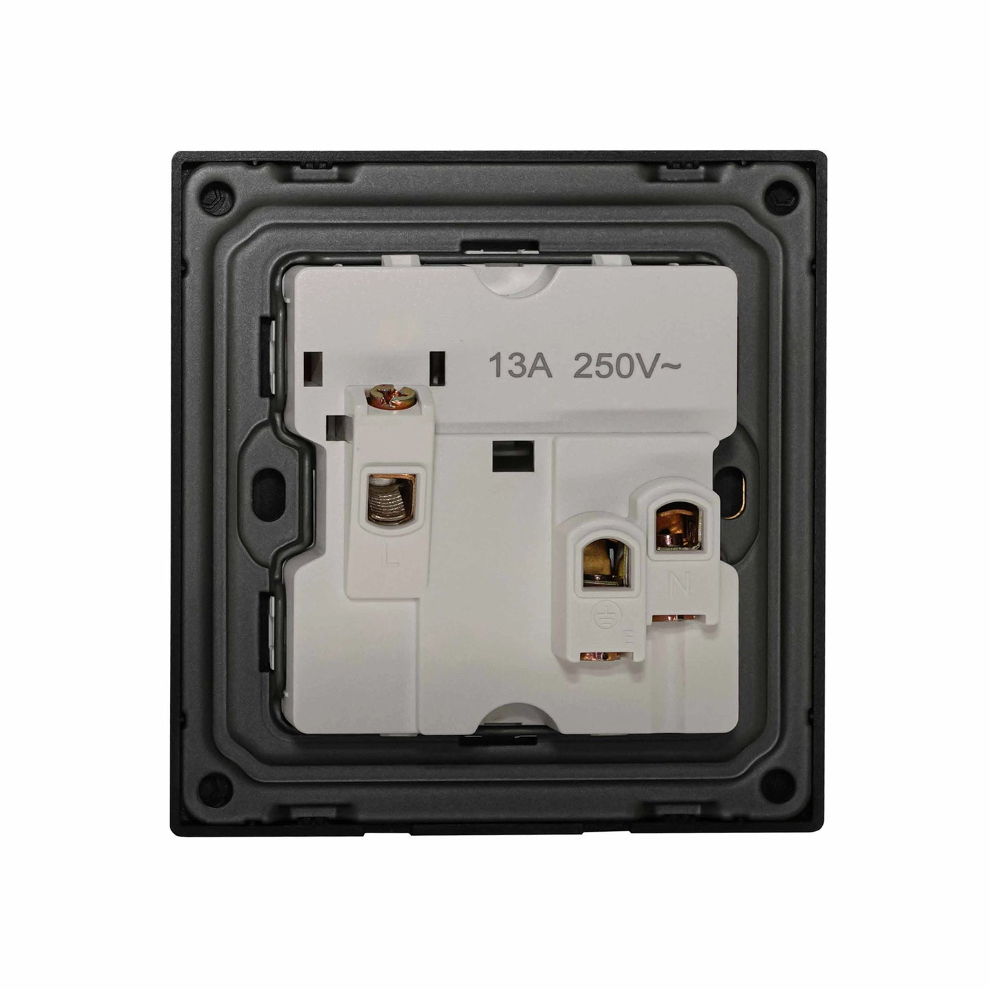 Single MF Socket 13A – Ultra Thin Plastic