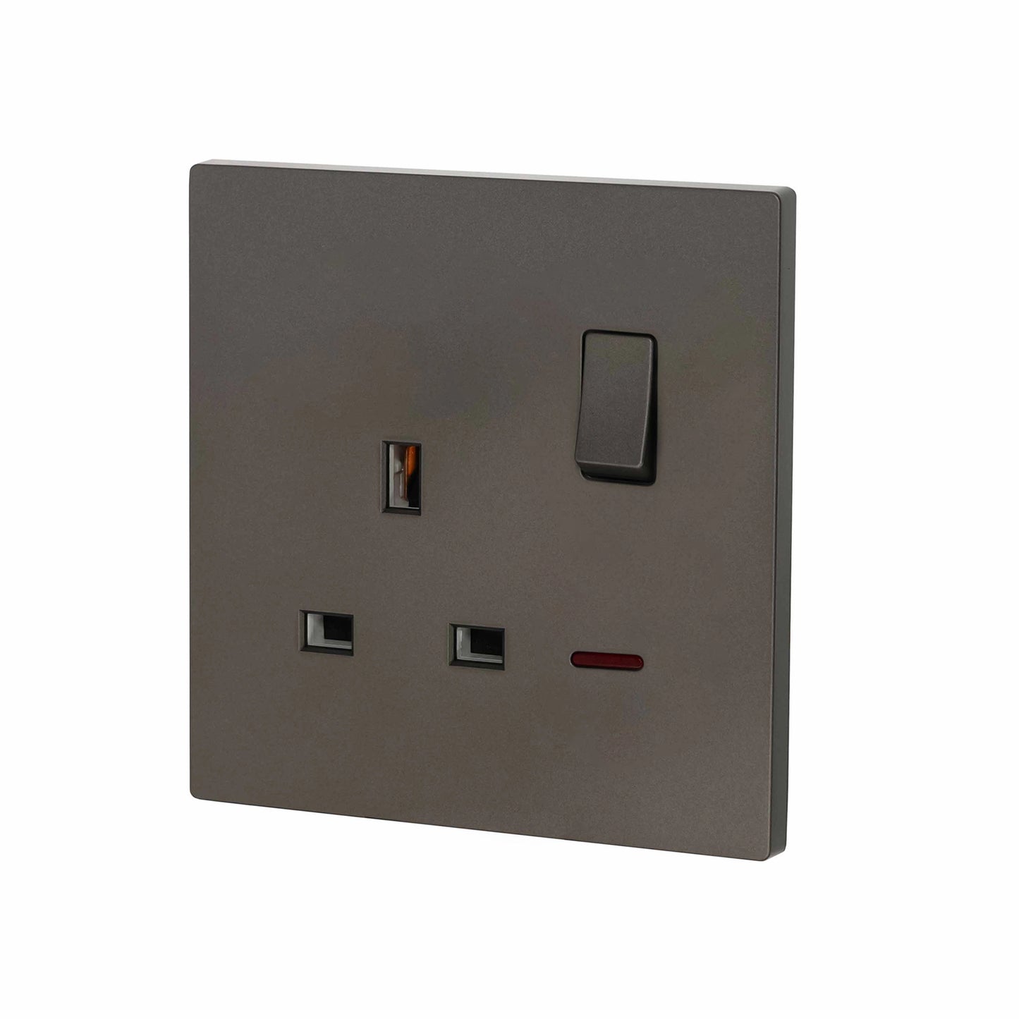 Single UK Socket 13A – Ultra Thin Plastic