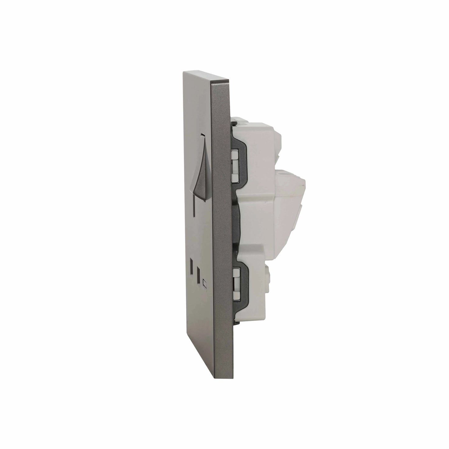 Single UK Socket 13A – Ultra Thin Plastic