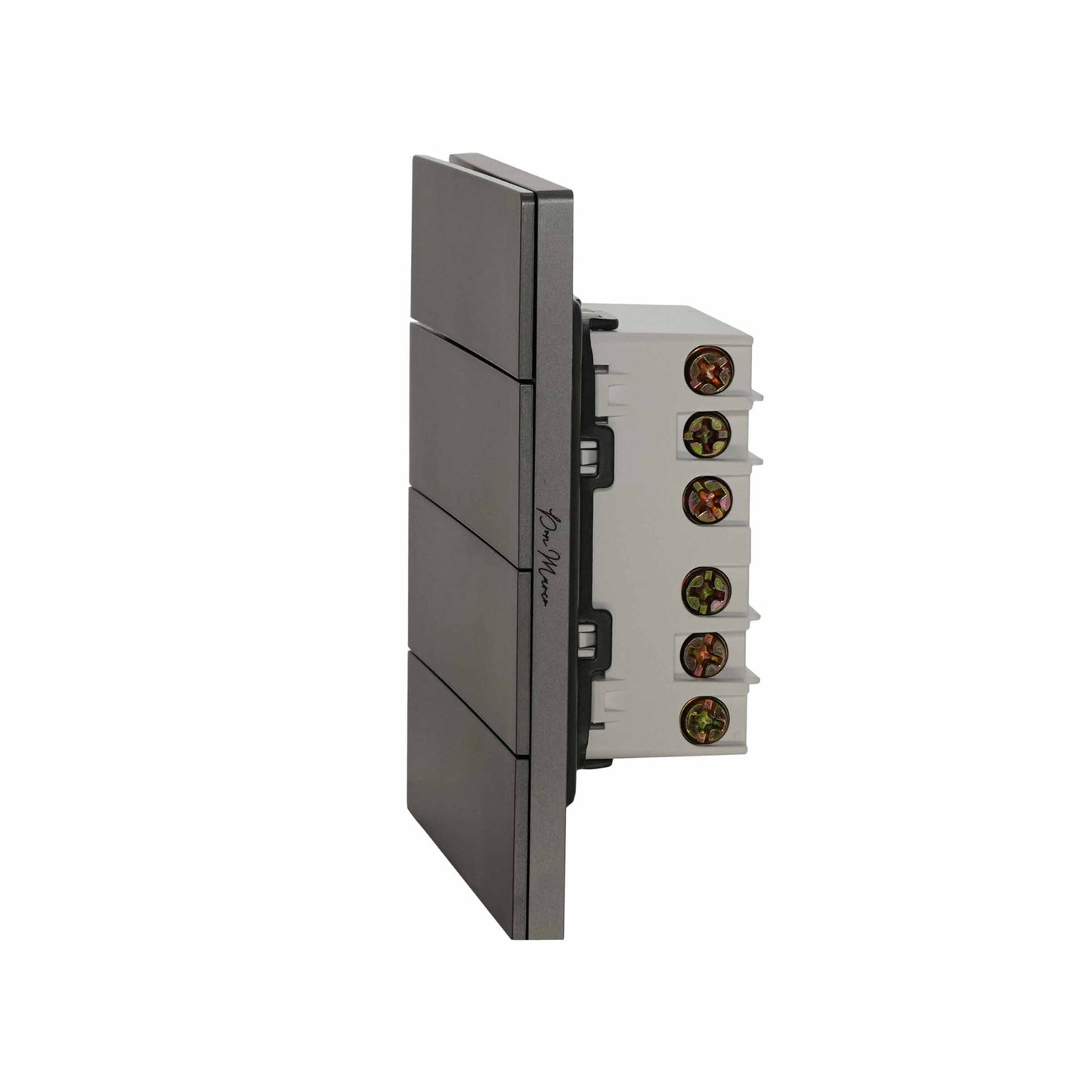 4 Gang 1 Way Switch – Ultra Thin Plastic