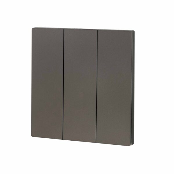 3 Gang 1 Way Switch – Ultra Thin Plastic