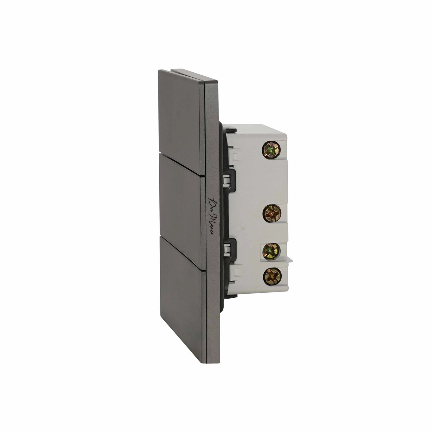 3 Gang 1 Way Momentary Switch – Ultra Thin Plastic
