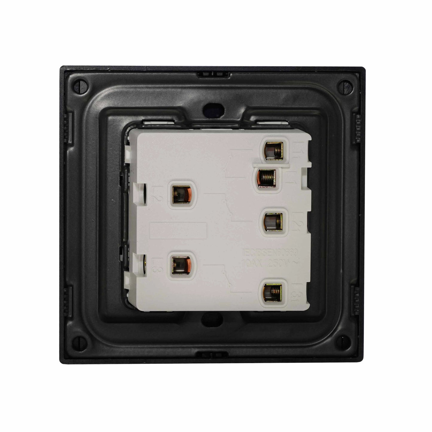 3 Gang 1 Way Switch – Ultra Thin Plastic