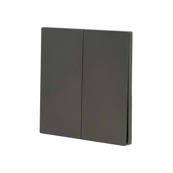 2 Gang 1 Way Switch – Ultra Thin Plastic