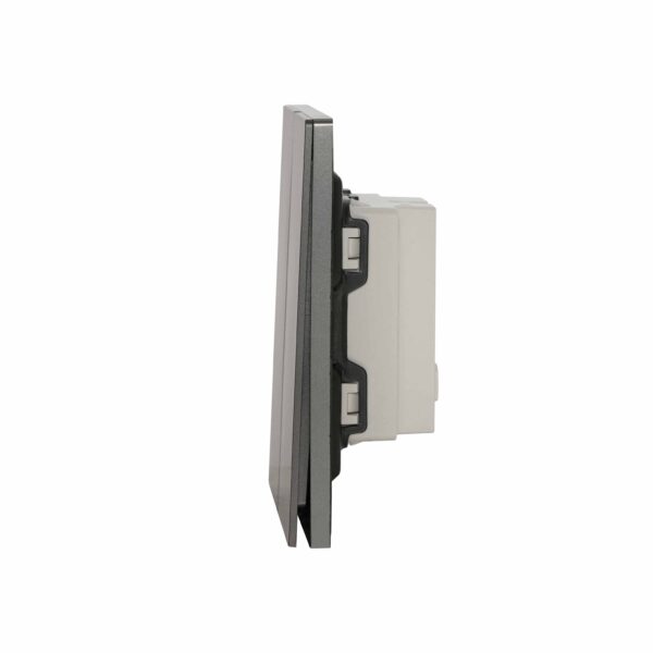 2 Gang 1 Way Switch – Ultra Thin Plastic