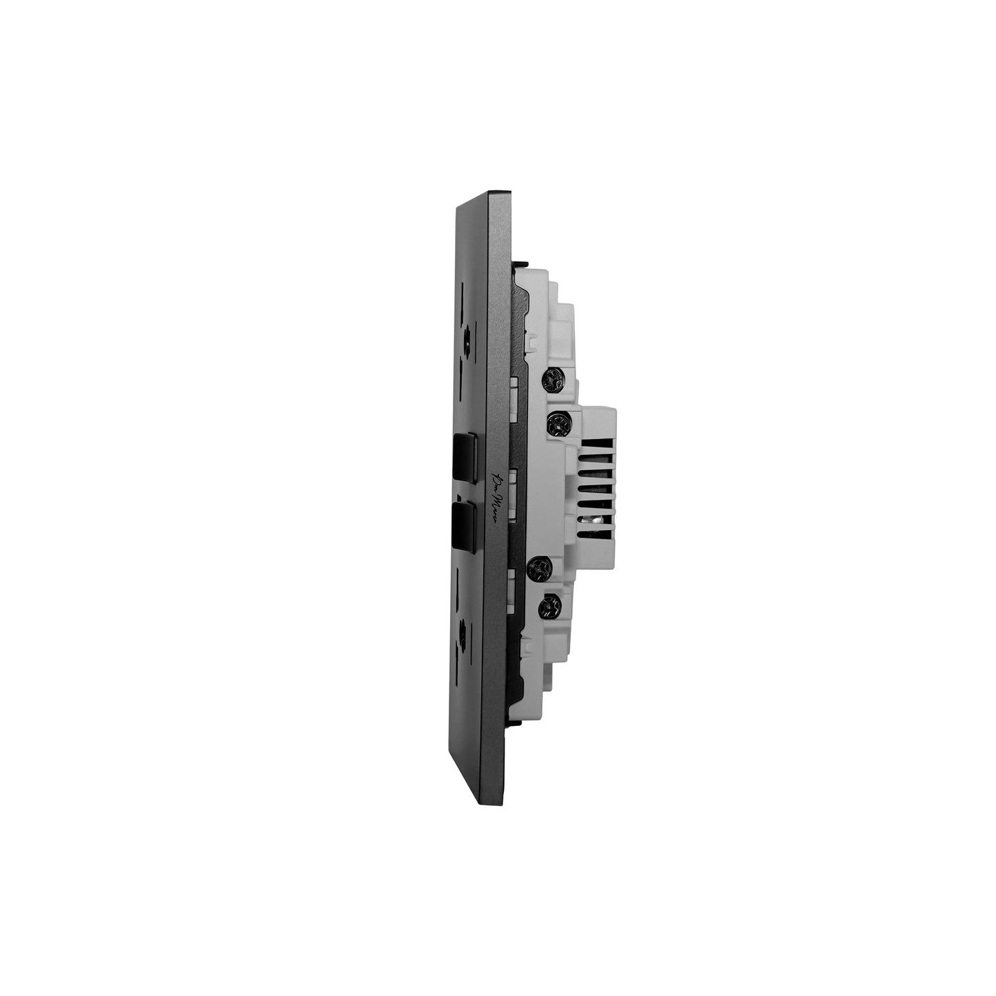 Double MF Socket 13A – USB + Type-C (5V 2.1A) – Ultra Thin Plastic