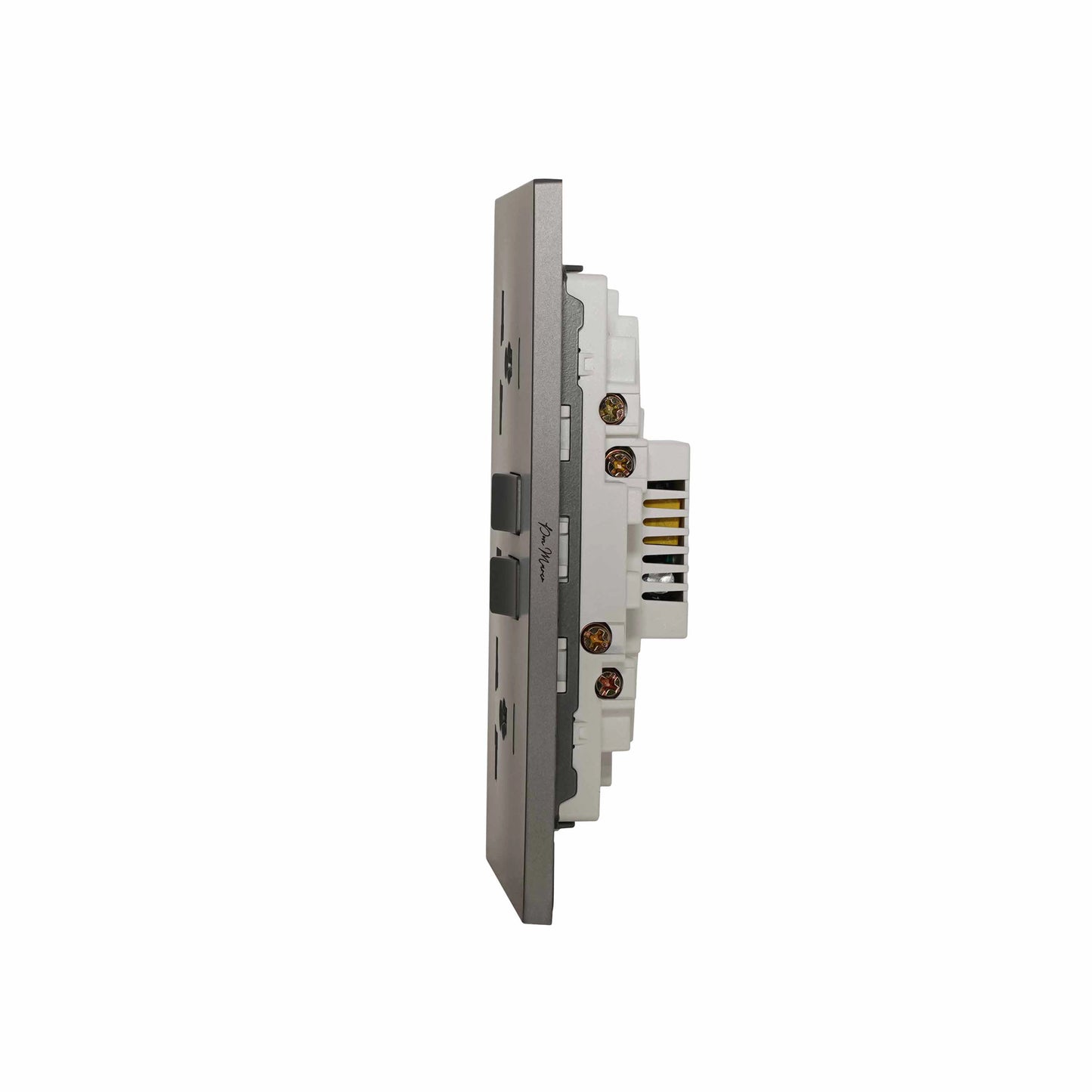 Double MF Socket 13A – USB + Type-C (5V 2.1A) – Ultra Thin Plastic