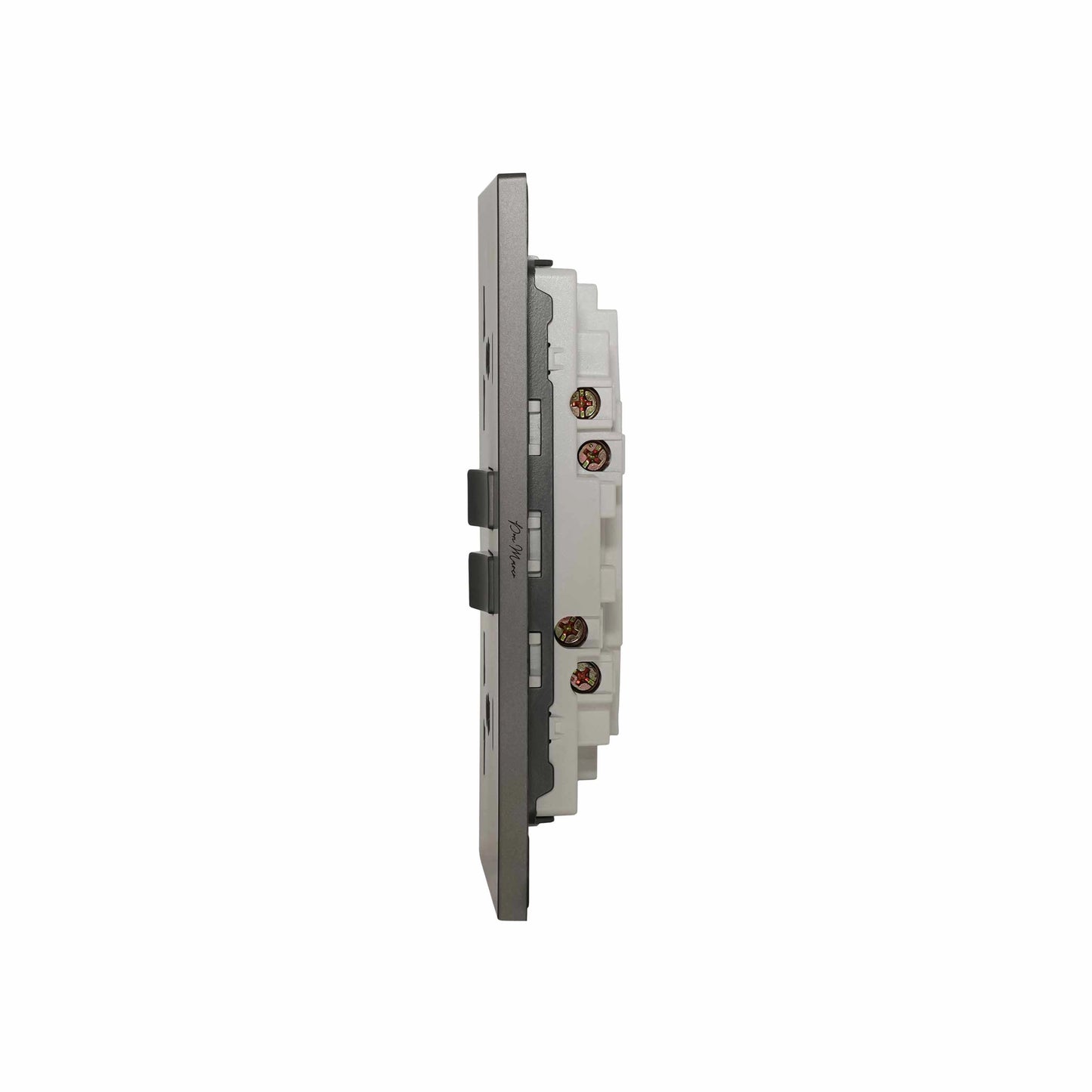 Double UK Socket 13A – Ultra Thin Plastic
