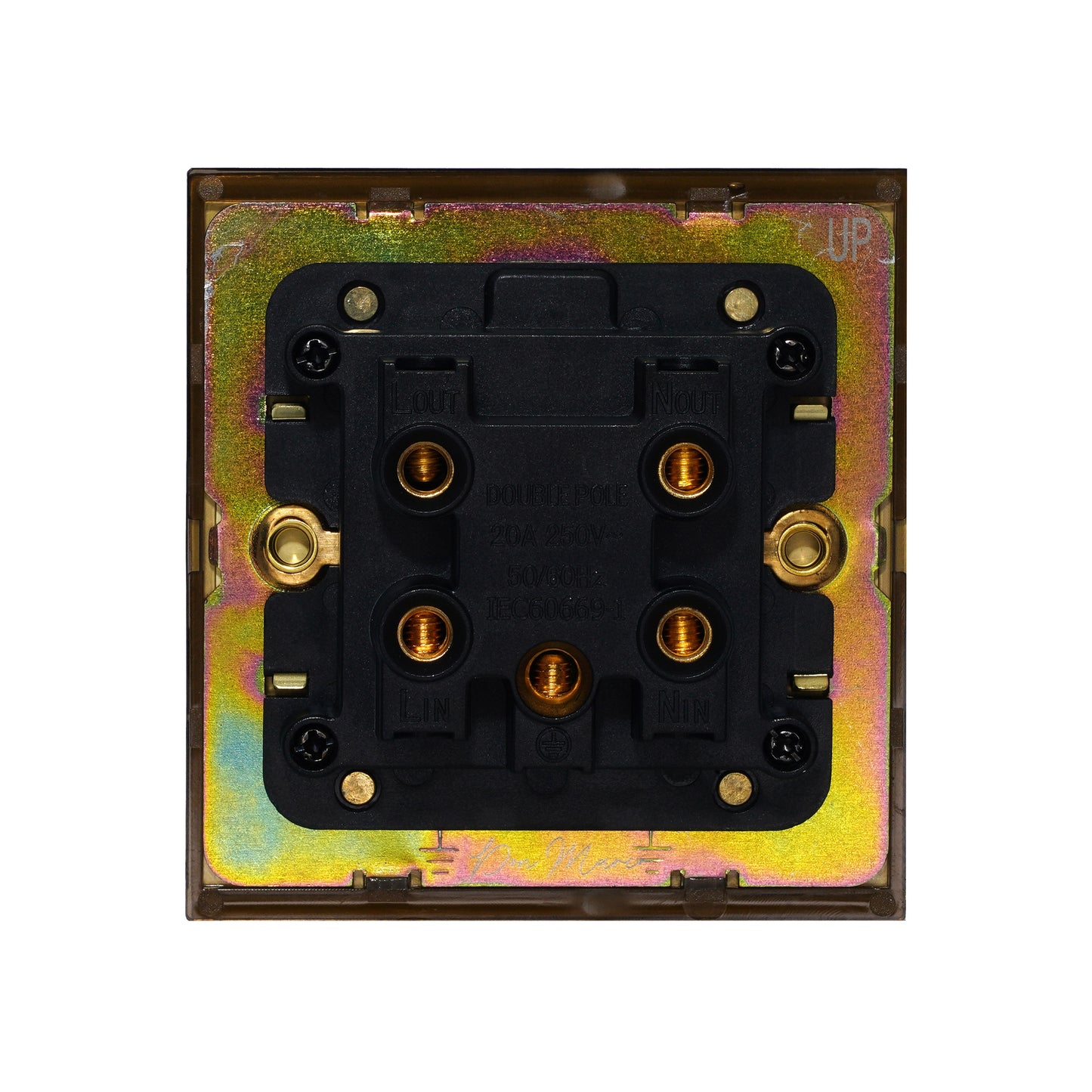 20A Switch – Rocker Button – Stainless Steel