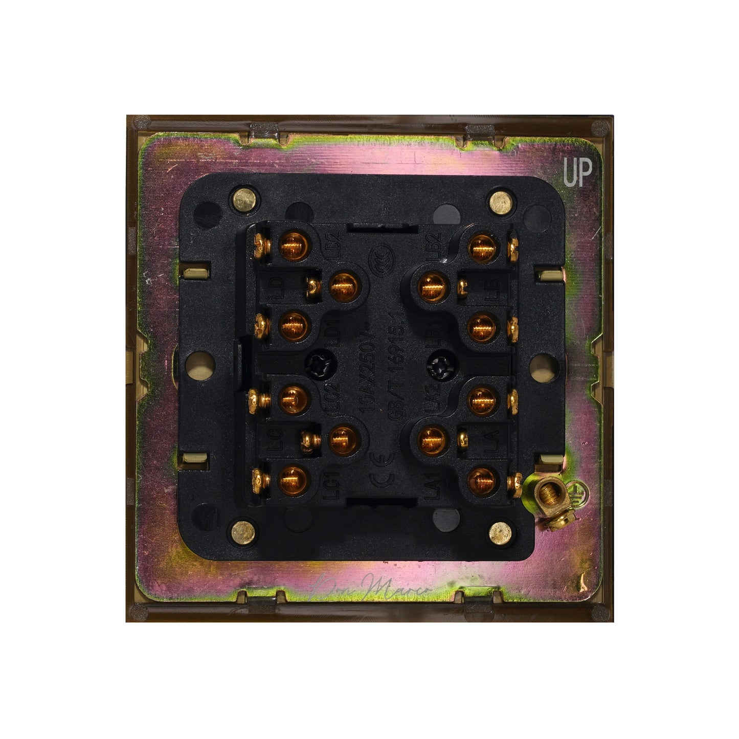 4 Gang 2 Way Switch (86) – Rocker Button – Stainless Steel