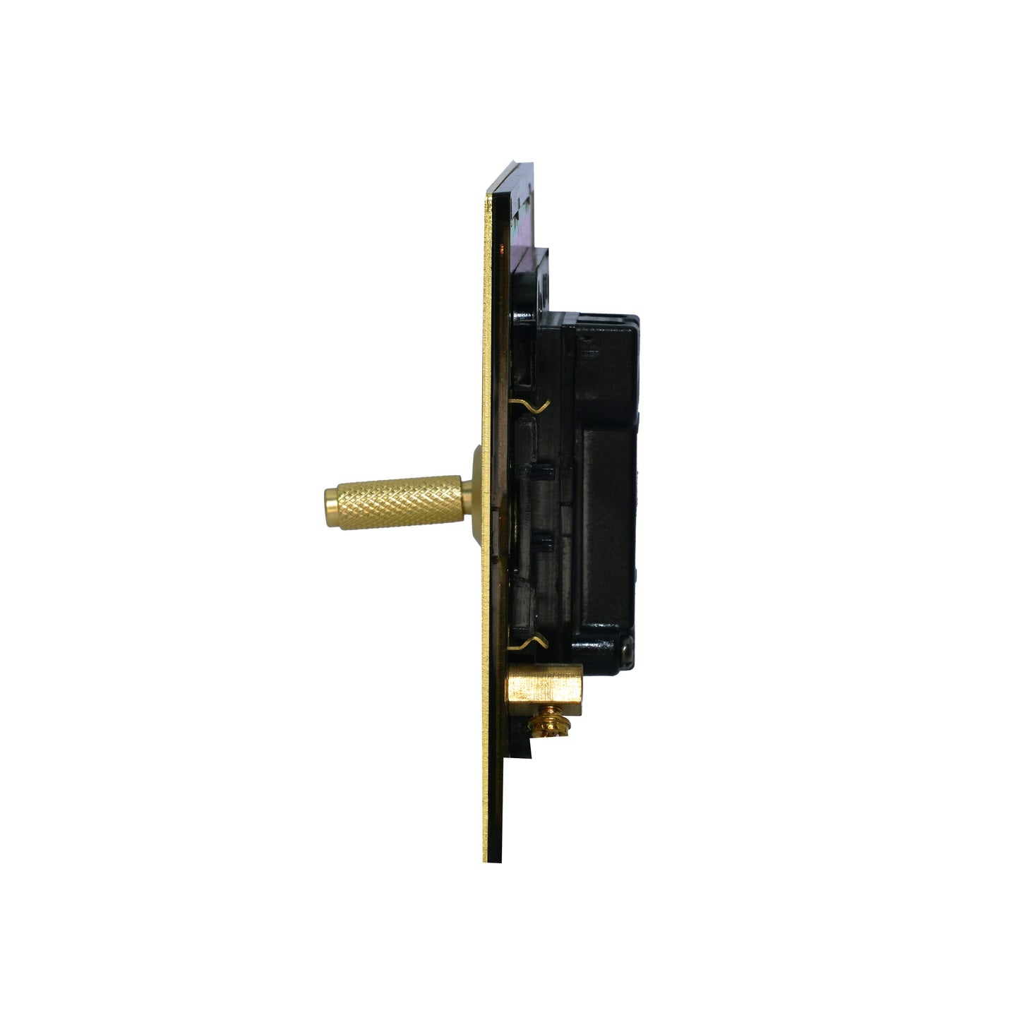 1 Gang 2 Way Switch – Knurled Toggle – Stainless Steel / Copper