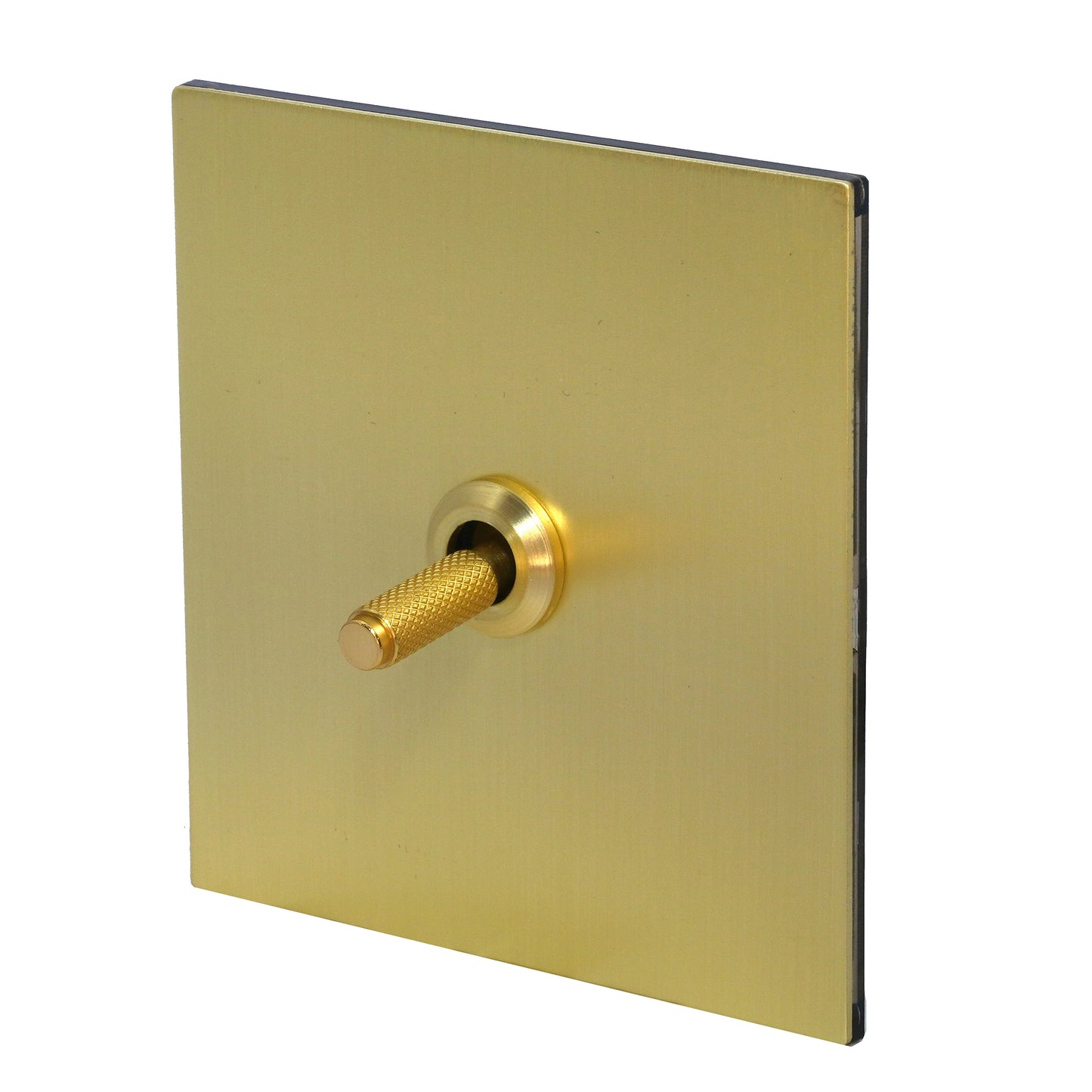 Door Bell Switch – Knurled Toggle – Stainless Steel / Copper