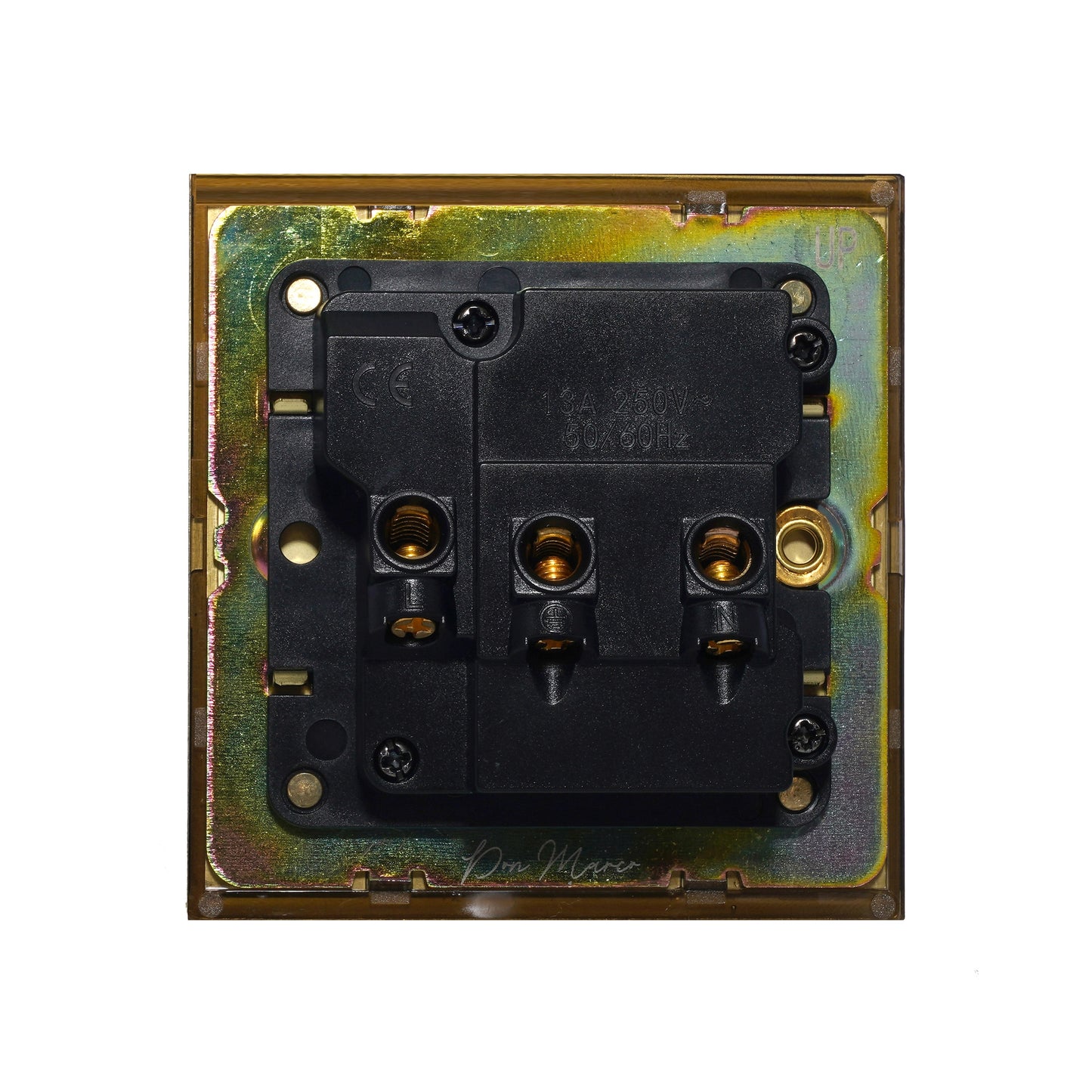 Single 5-Pin Socket 13A – On/Off – Stainless Steel