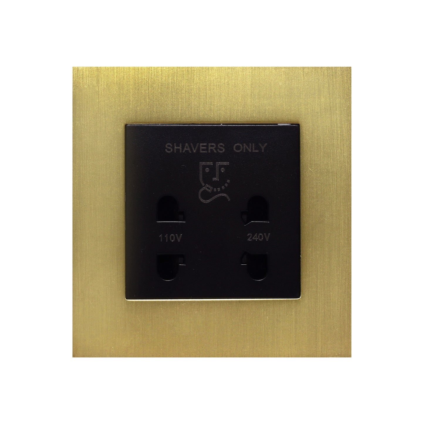 Shaver Socket – Stainless Steel