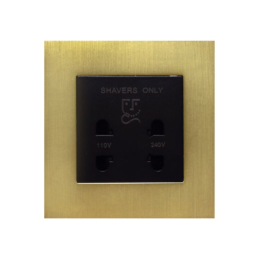 Shaver Socket – Stainless Steel