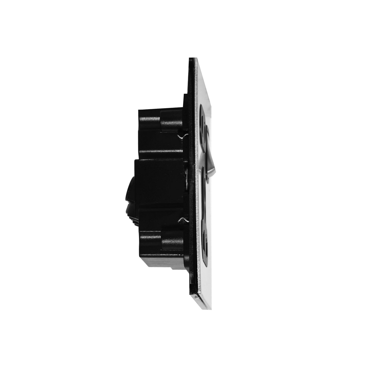 Single 5-Pin Socket 13A – On/Off – Stainless Steel