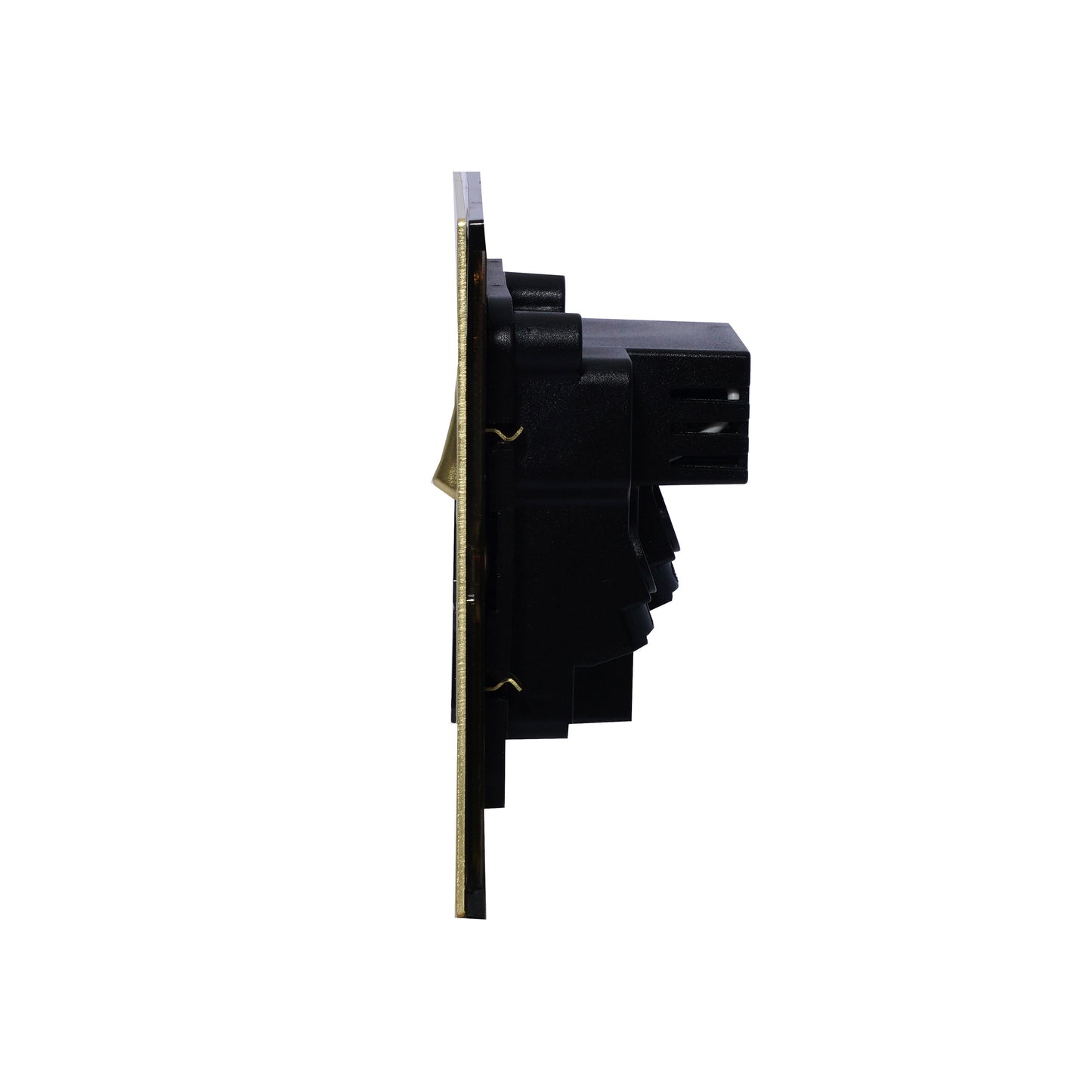 Single MF Socket 13A – On/Off + USB + Type-C – Stainless Steel