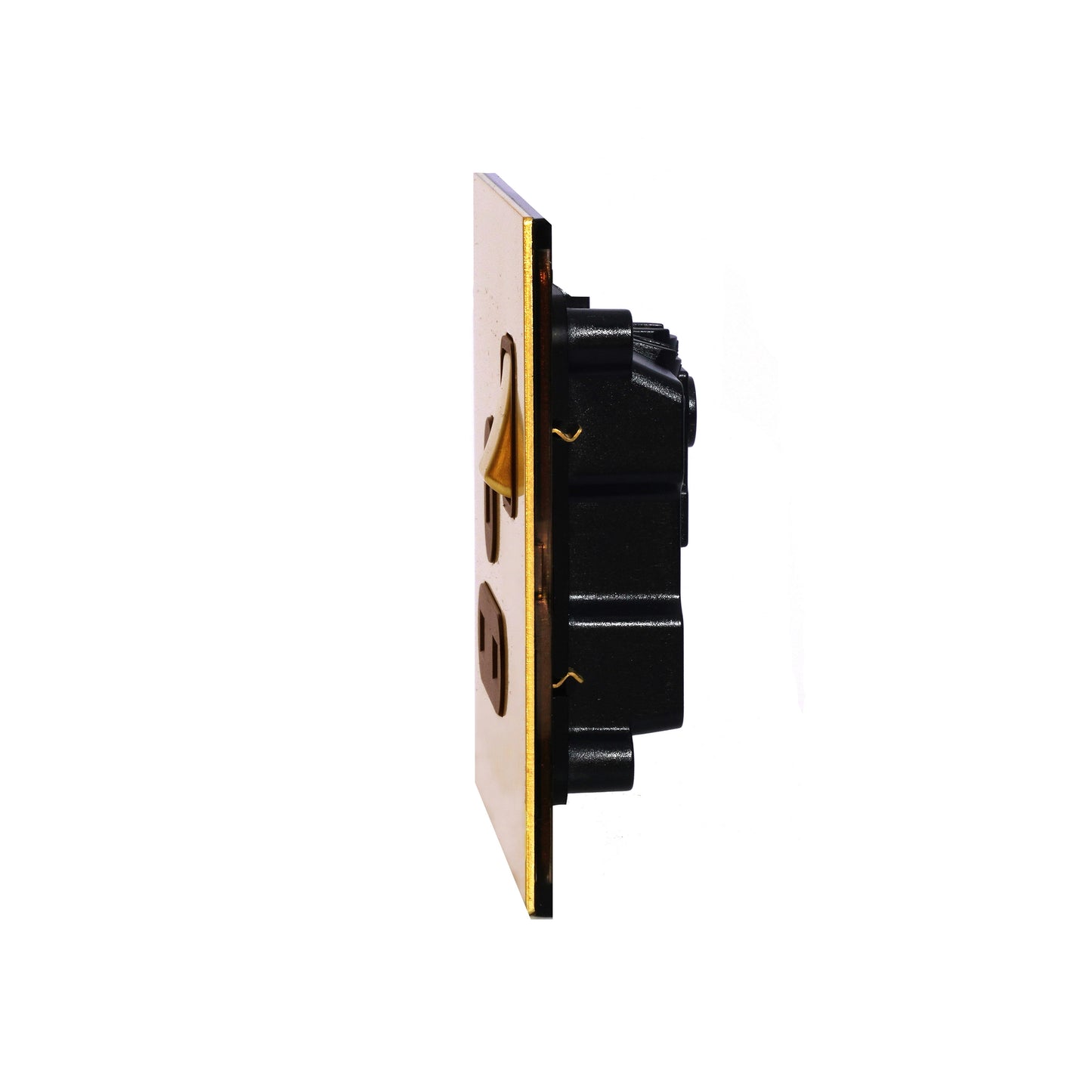 Single UK Socket 13A – On/Off – Stainless Steel