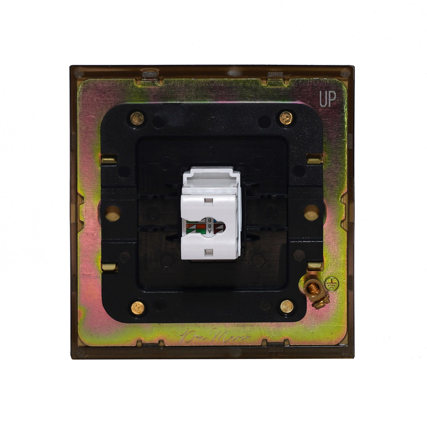 Computer Socket – (RJ45/CAT6) – Stainless Steel