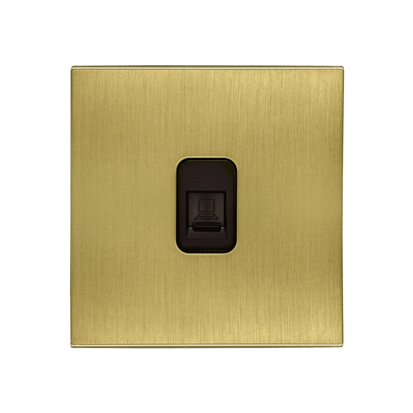 Computer Socket – (RJ45/CAT6) – Stainless Steel