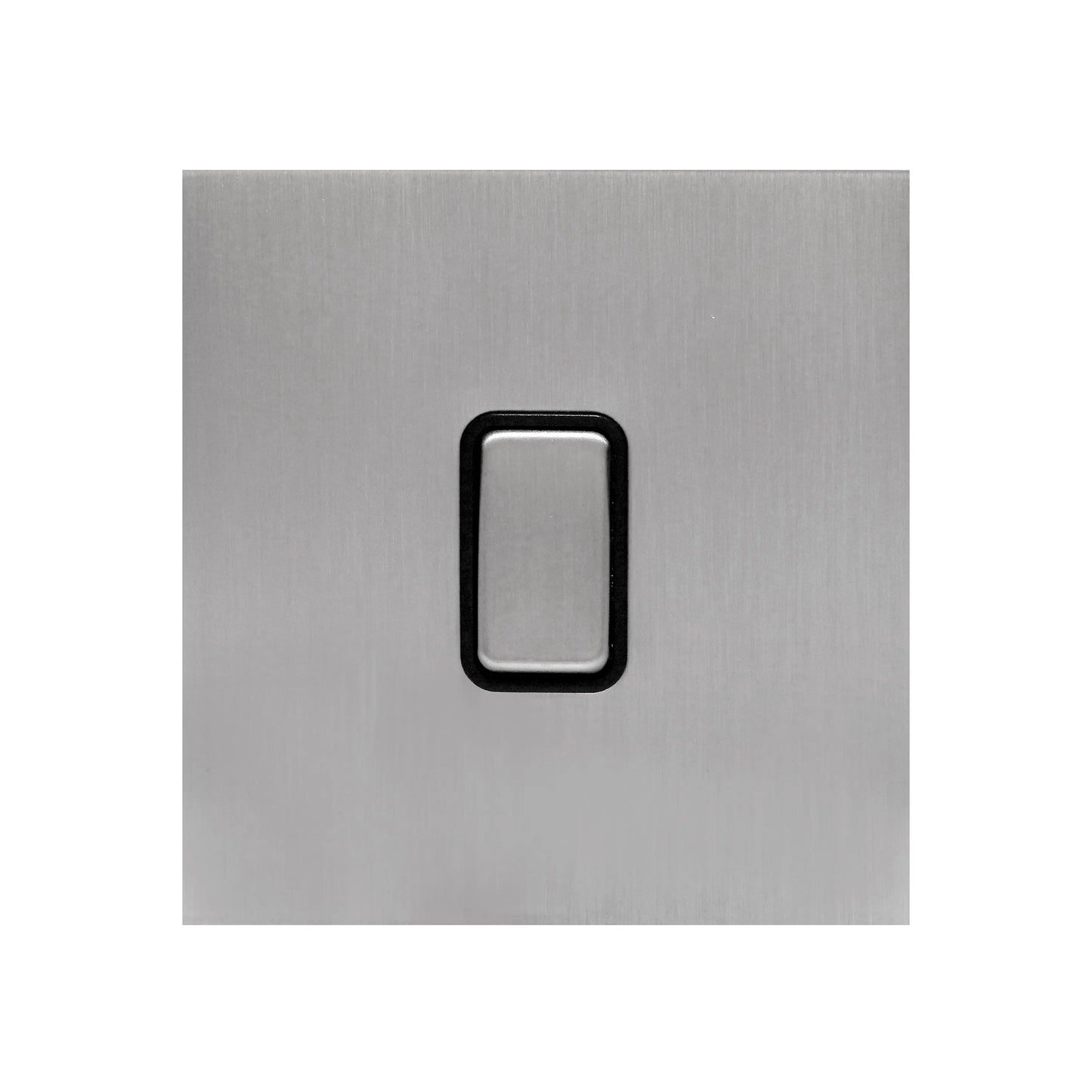 1 Gang 2 Way Switch – Rocker Button – Stainless Steel