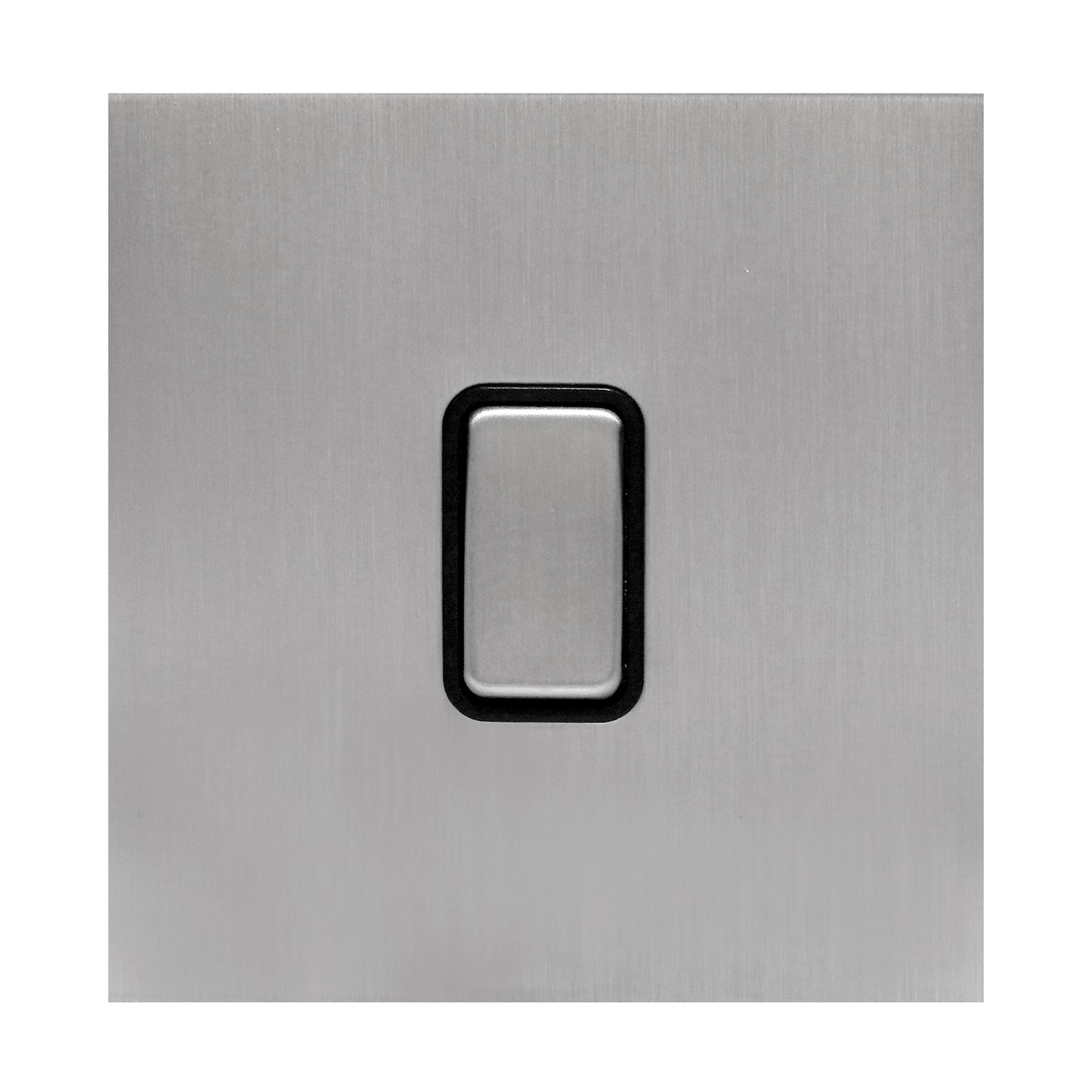 1 Gang 2 Way Switch – Rocker Button – Stainless Steel