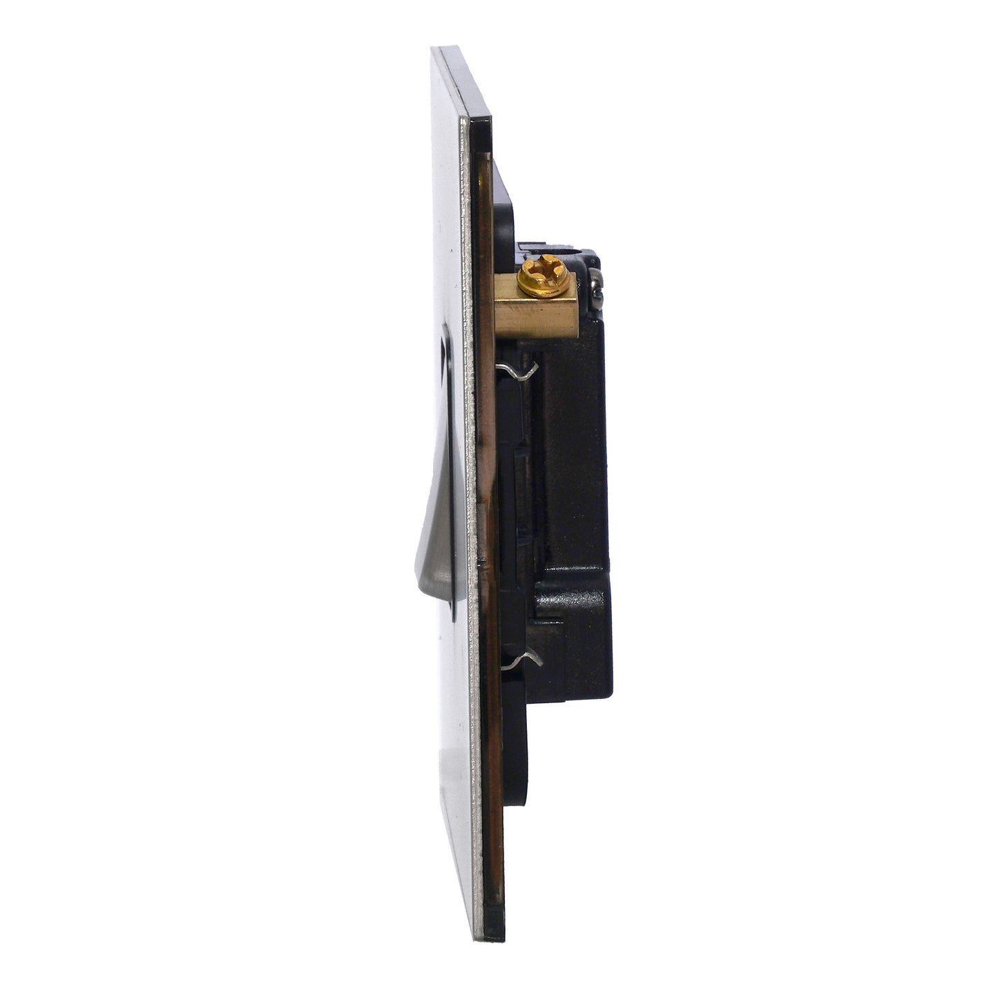1 Gang 2 Way Switch – Rocker Button – Stainless Steel