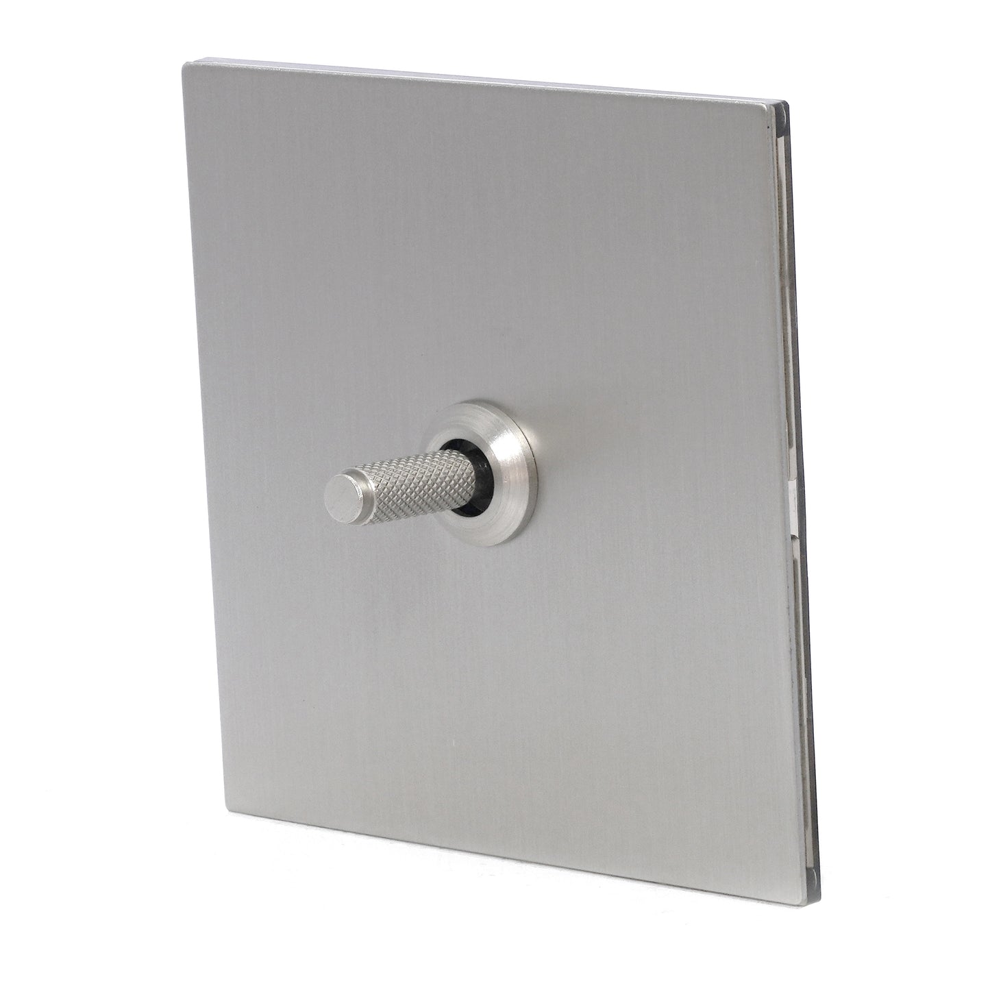 Door Bell Switch – Knurled Toggle – Stainless Steel / Copper