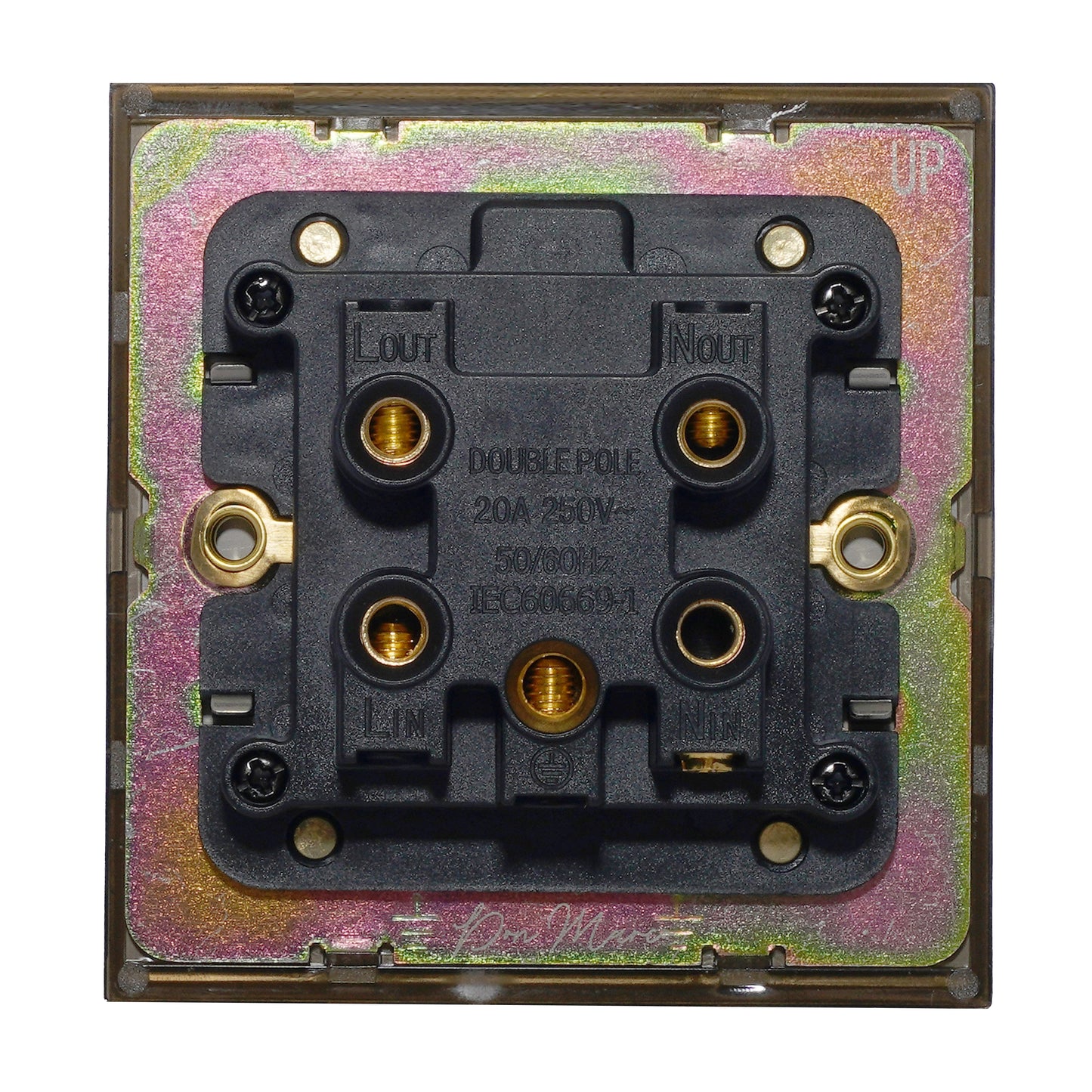 20A Switch – Rocker Button – Stainless Steel