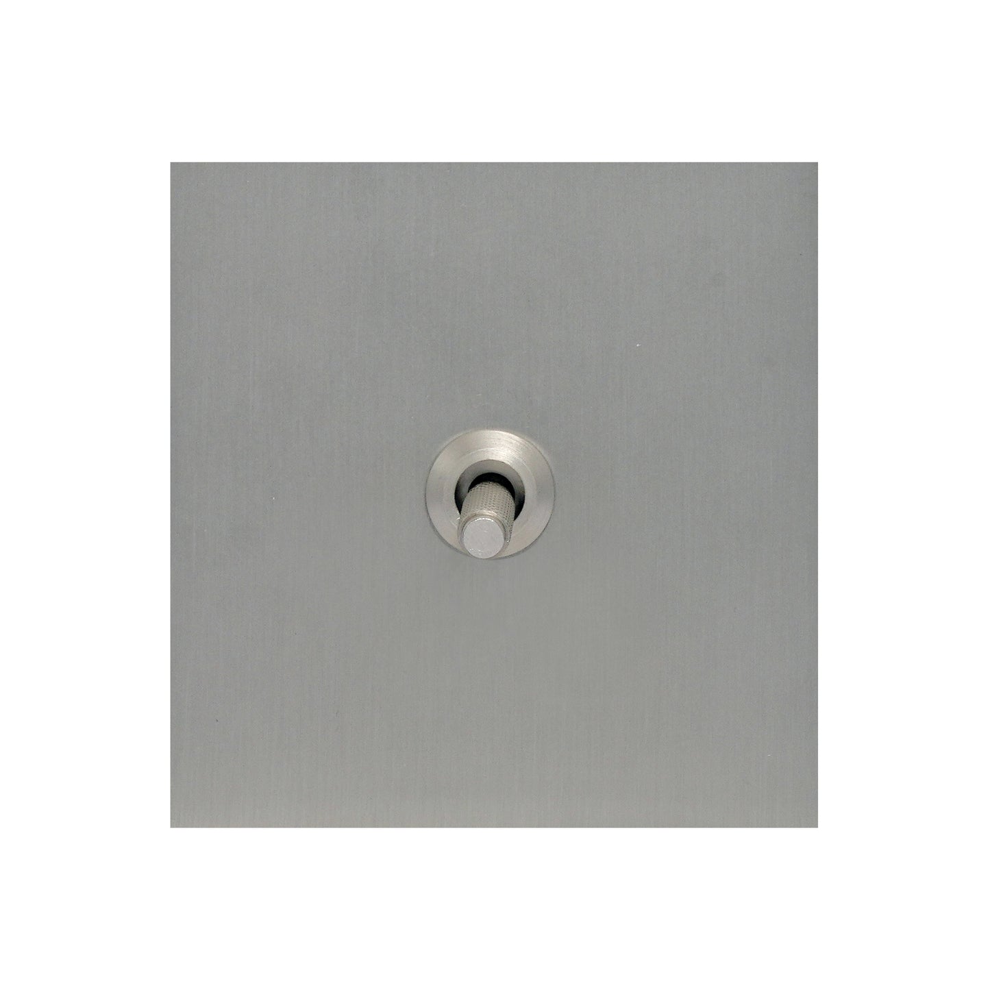 1 Gang 2 Way Switch – Knurled Toggle – Stainless Steel / Copper