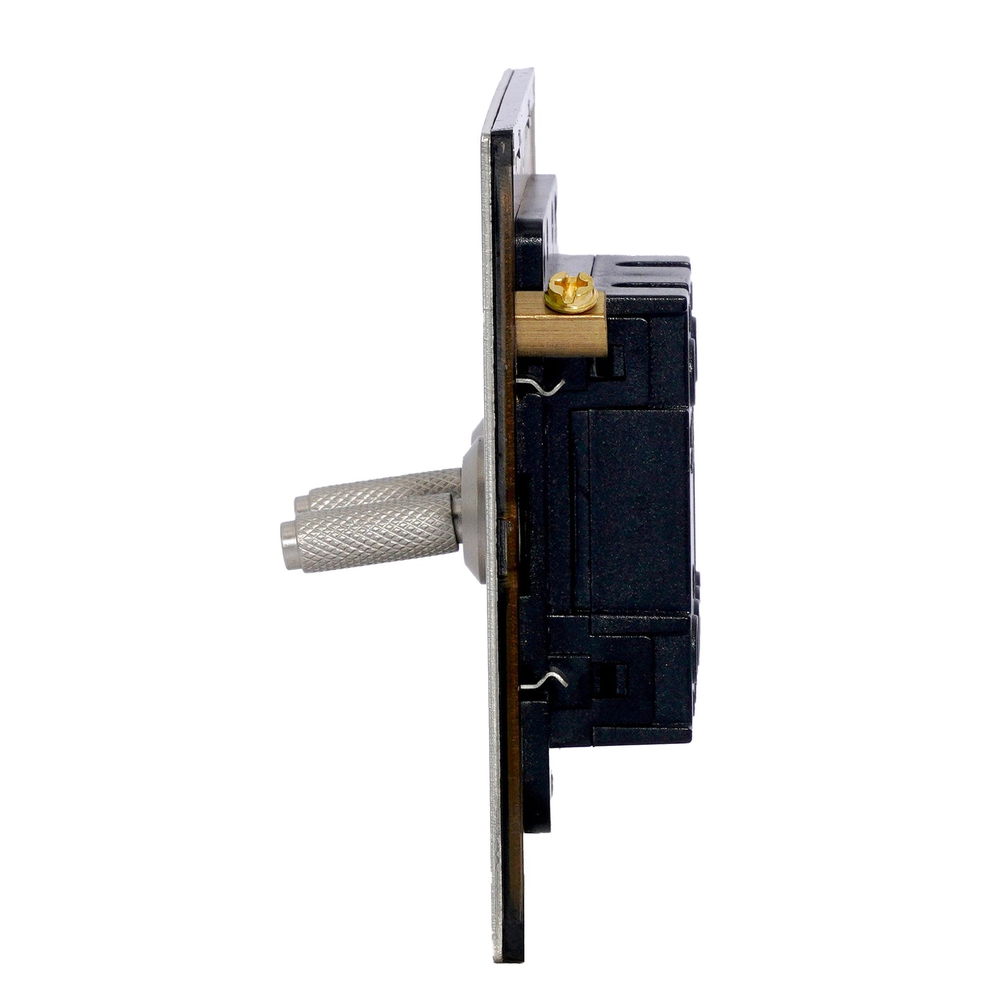 2 Gang 2 Way Switch – Knurled Toggle – Stainless Steel / Copper