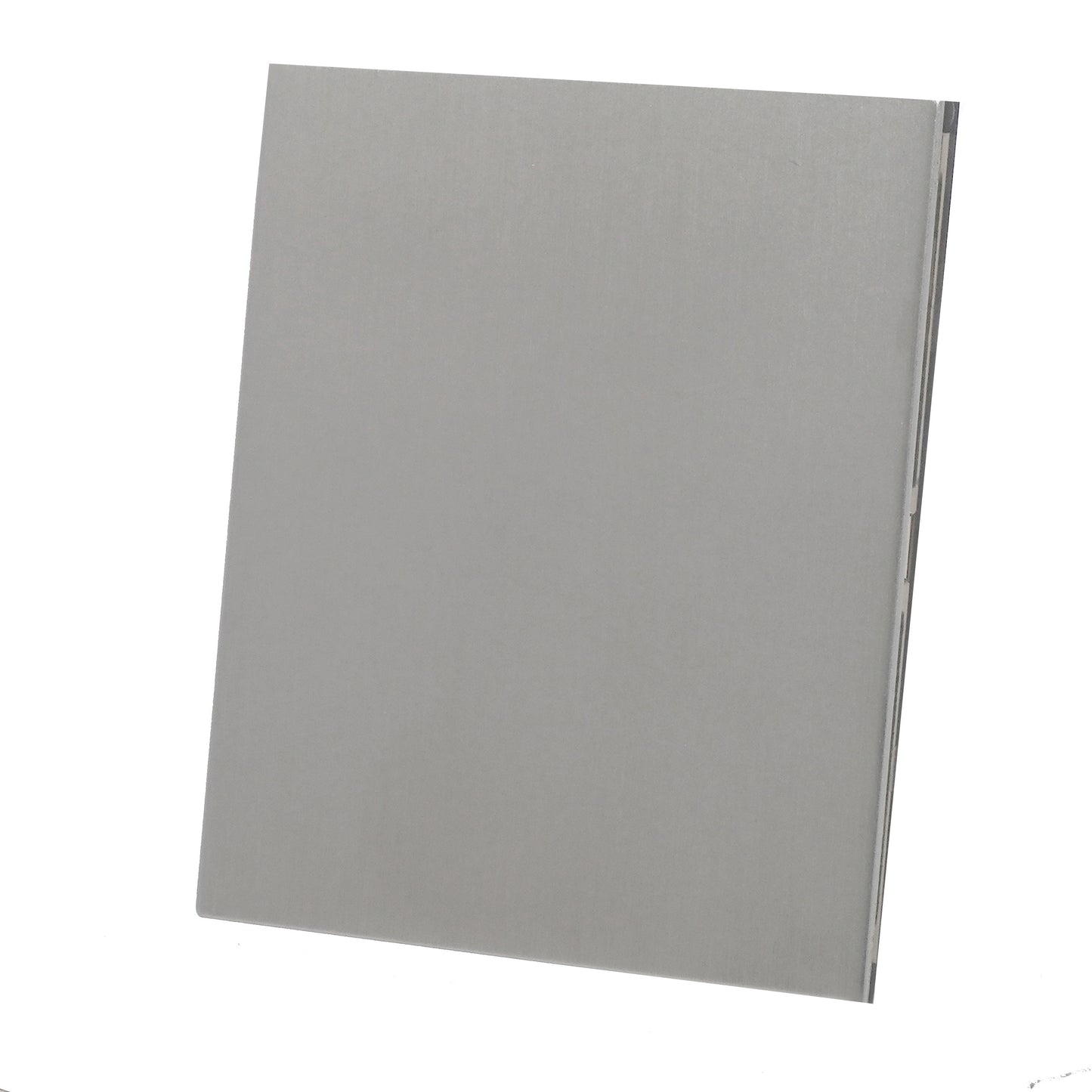 Blank Plate 3×3 – Stainless Steel