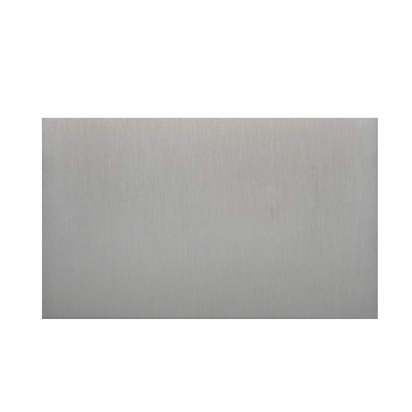 Blank Plate 3×6 – Stainless Steel