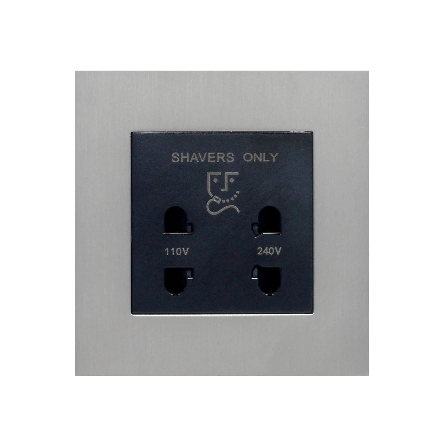 Shaver Socket – Stainless Steel