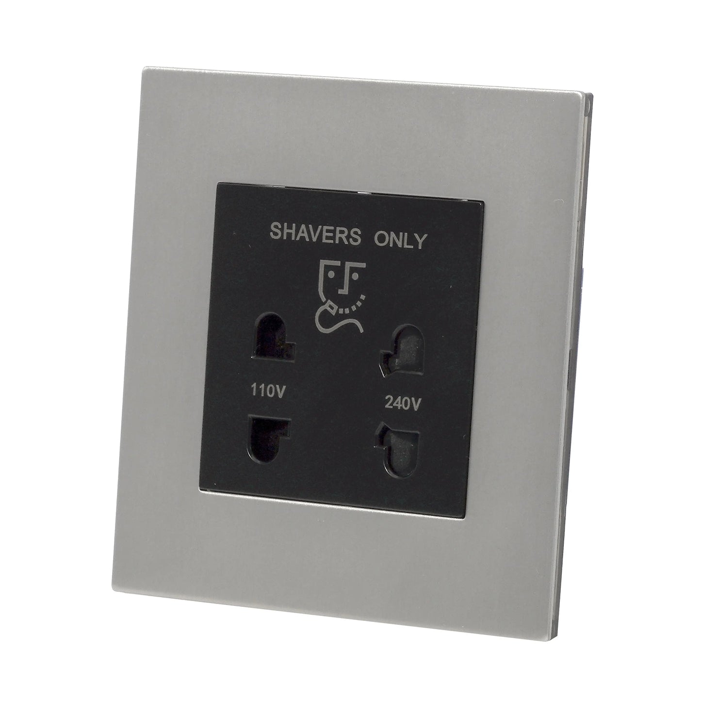 Shaver Socket – Stainless Steel