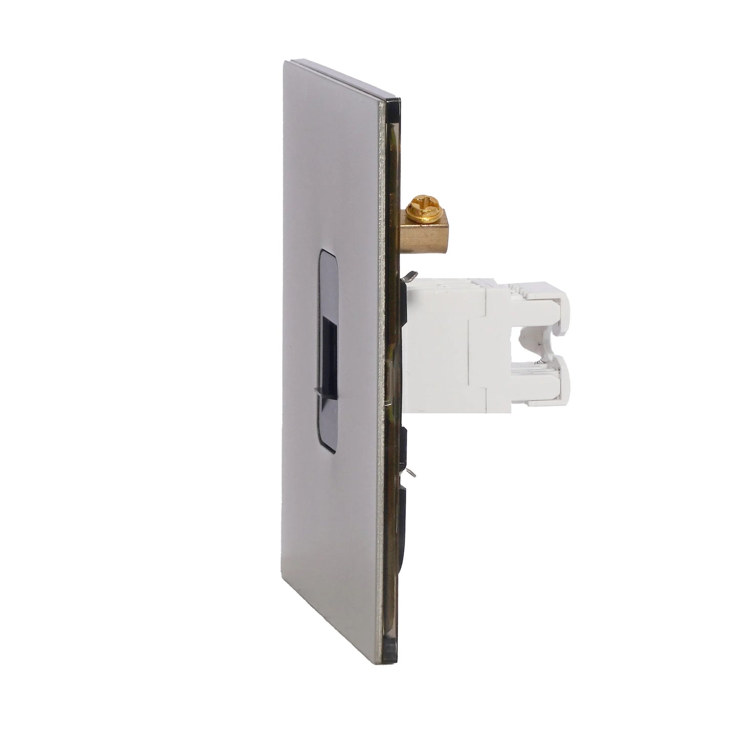 Computer Socket – (RJ45/CAT6) – Stainless Steel