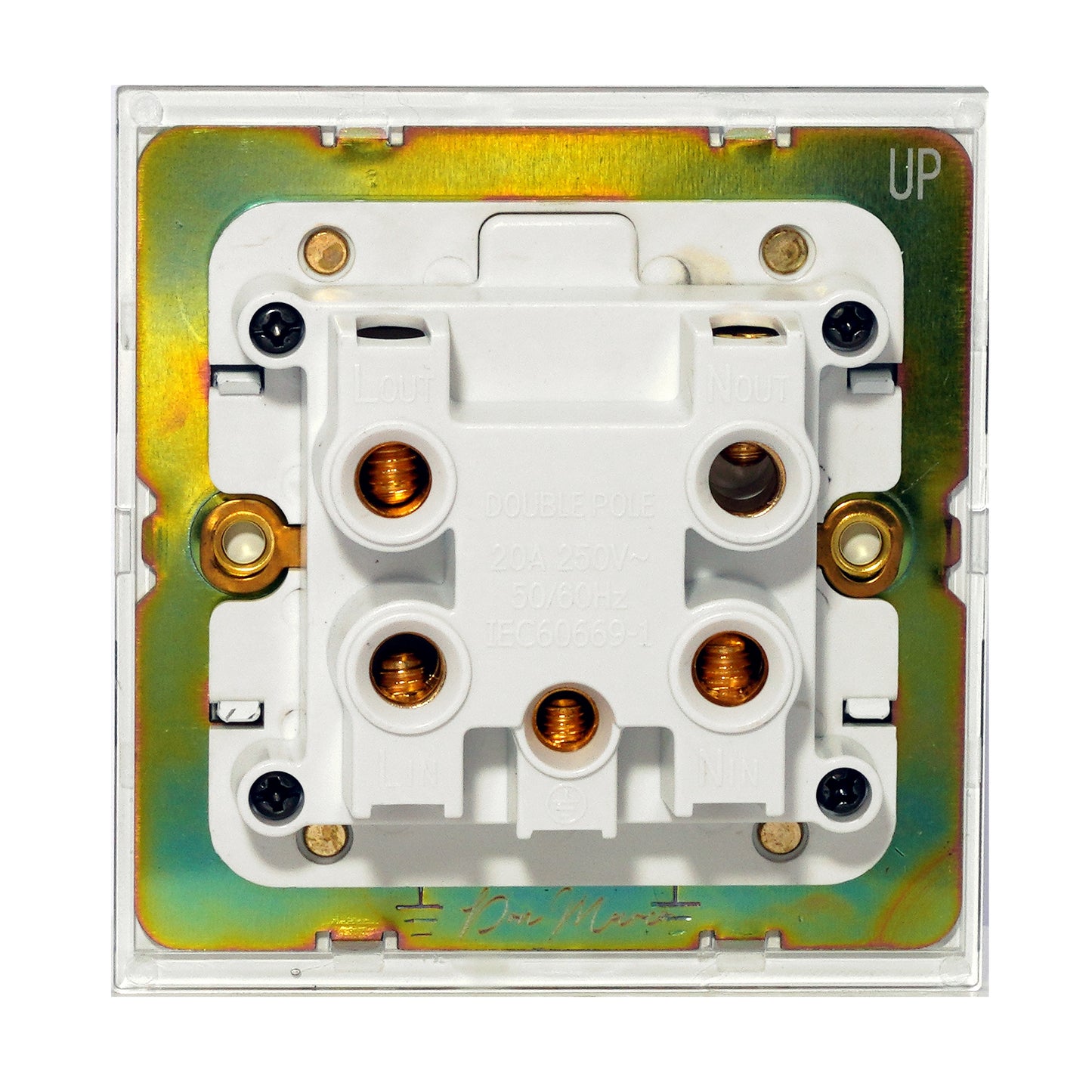 20A Switch – Rocker Button – Stainless Steel