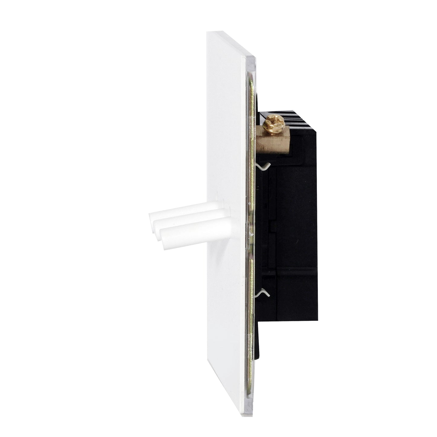 3 Gang 2 Way Switch – Plain Toggle – Stainless Steel / Copper