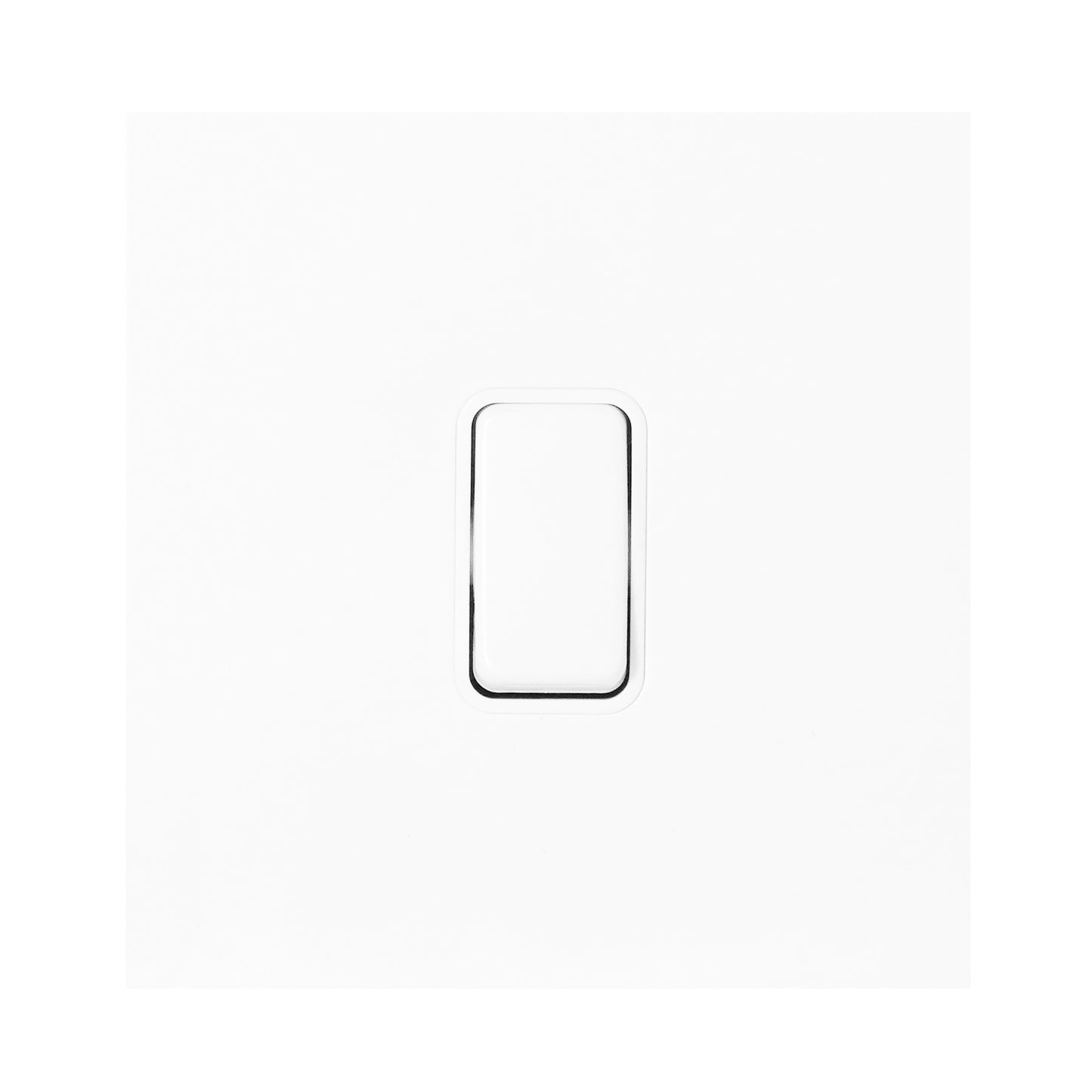 1 Gang 2 Way Switch – Rocker Button – Stainless Steel