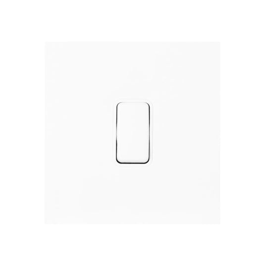 1 Gang 2 Way Switch – Rocker Button – Stainless Steel