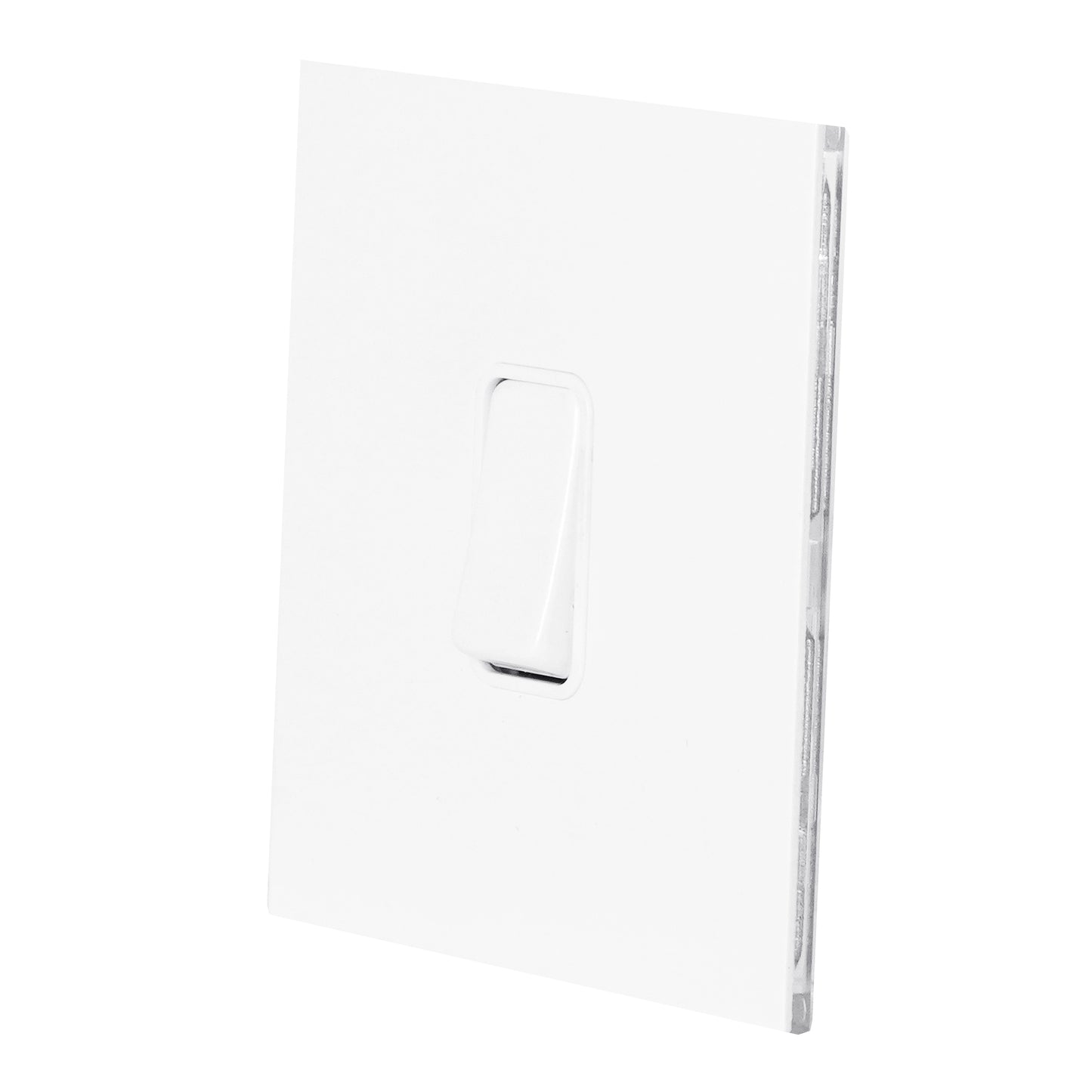 1 Gang 2 Way Switch – Rocker Button – Stainless Steel