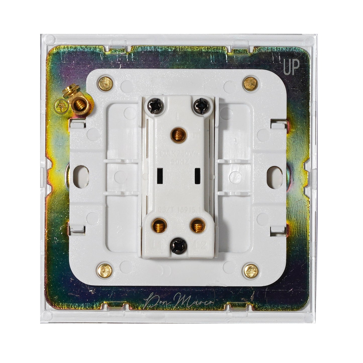 1 Gang 2 Way Switch – Rocker Button – Stainless Steel