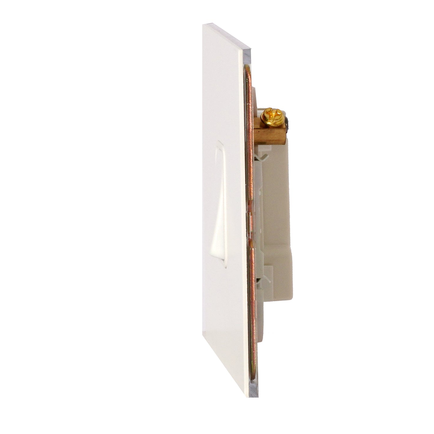 1 Gang 2 Way Switch – Rocker Button – Stainless Steel