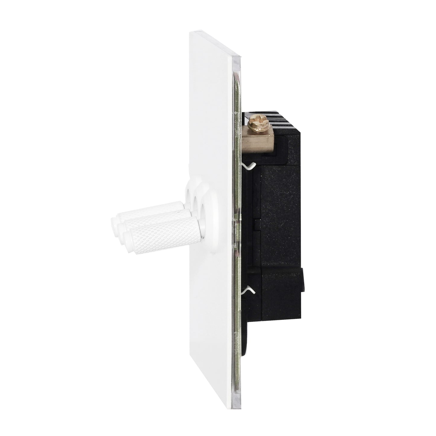 3 Gang 2 Way Switch – Knurled Toggle – Stainless Steel / Copper