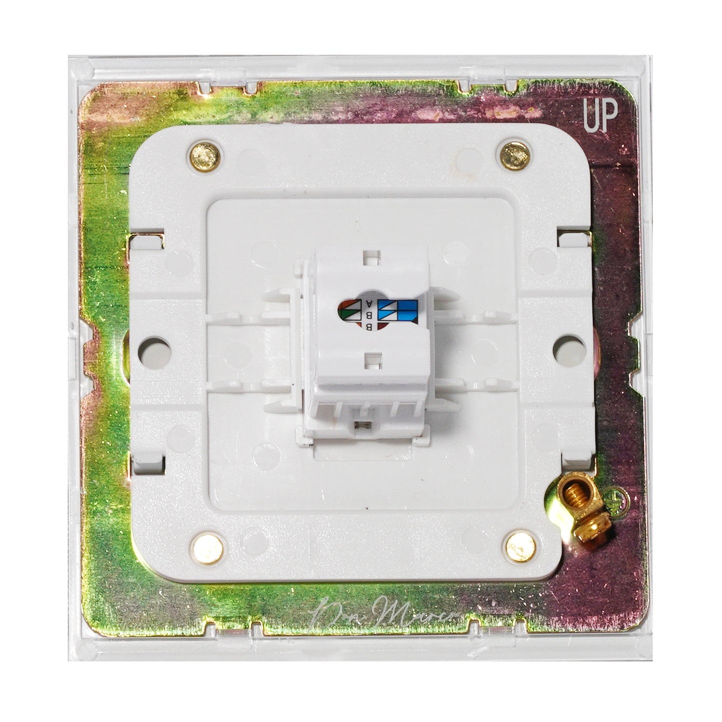Computer Socket – (RJ45/CAT6) – Stainless Steel