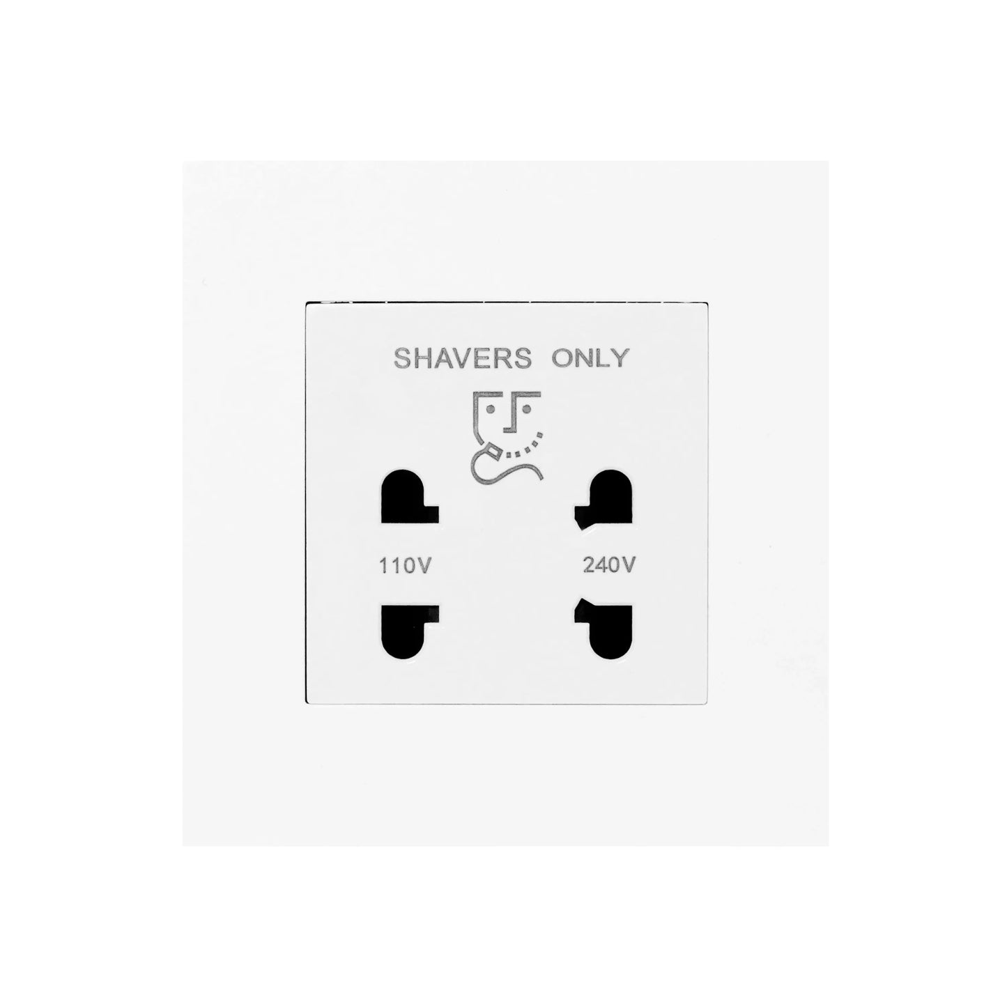 Shaver Socket – Stainless Steel