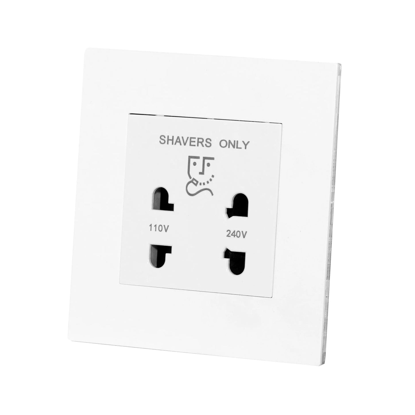 Shaver Socket – Stainless Steel